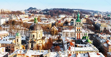 depositphotos 63128131 stock photo lviv in winter beautiful morning